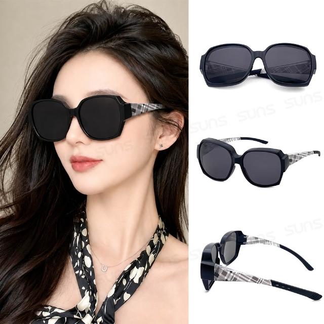 【SUNS】1+1超值組 超人氣偏光墨鏡/套鏡 防眩光 遮陽 抗UV400+抗藍光 品牌限定獨家特惠 (男女多款任選)