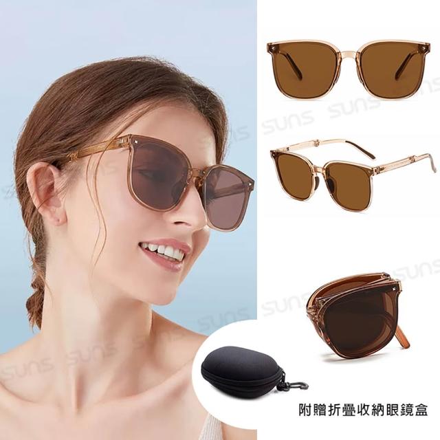 【SUNS】1+1超值組 超人氣偏光墨鏡/套鏡 防眩光 遮陽 抗UV400+抗藍光 品牌限定獨家特惠 (男女多款任選)