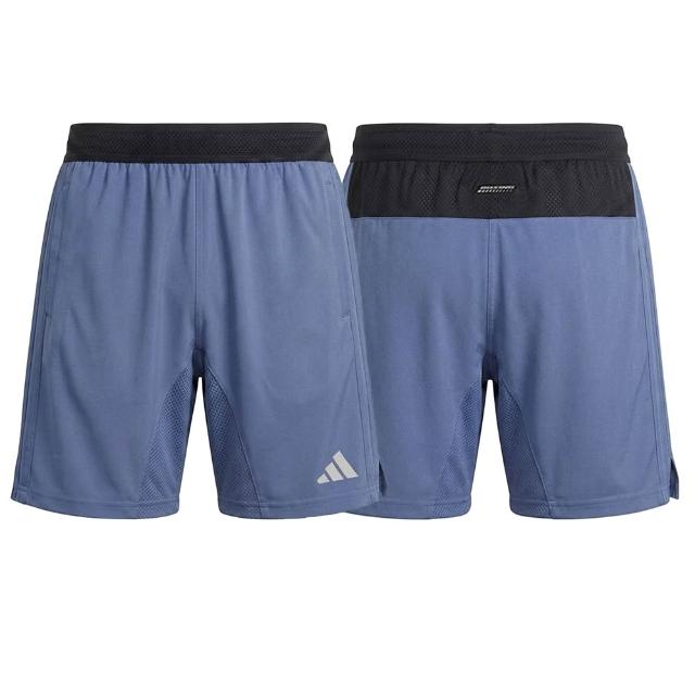 【adidas 愛迪達】組合-輕機能雲感短袖上衣+五分褲 (快乾 透氣 親膚 彈性 抑菌抑味 運動 男女同款)