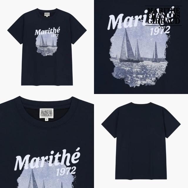 【MARITHE FRANCOIS GIRBAUD】官方旗艦 高允貞同款透氣涼感渡假風印花短袖上衣(多款任選)