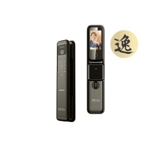【HITACHI 日立】逸系列 旗艦級七合一推拉式電子鎖(兒童安全鎖/3D人臉/掌靜脈/全彩微光貓眼)HIT-FY10-T