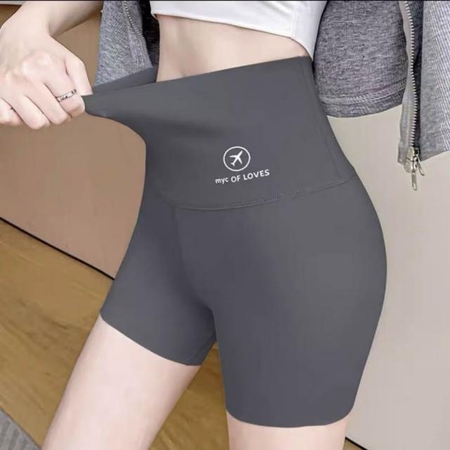 【巴黎精品】現貨+預購 無痕安全褲高腰平口瑜珈褲涼感防走光女內褲內搭短褲大尺碼女裝(提臀多款t1t2a4 C)