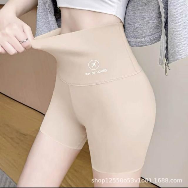 【巴黎精品】現貨+預購 無痕安全褲高腰平口瑜珈褲涼感防走光女內褲內搭短褲大尺碼女裝(提臀多款t1t2a4 C)