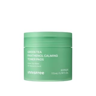 【innisfree】綠茶B5平衡舒緩棉片 (80片/170 ml/妝前補水)