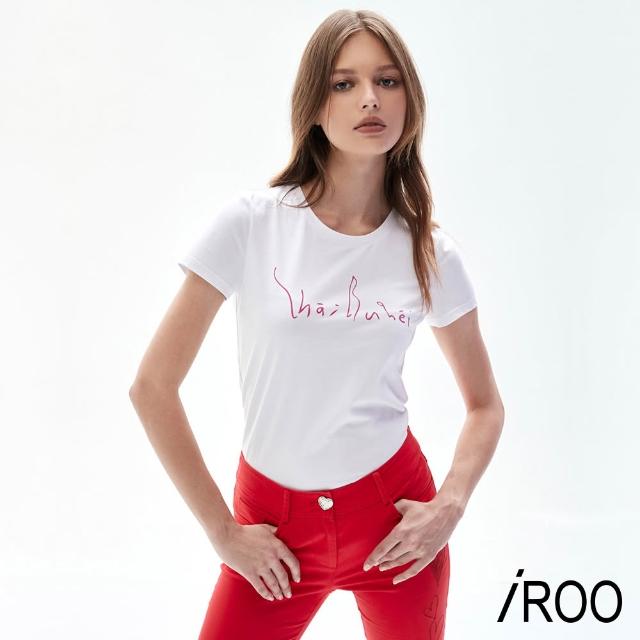 【iROO】曬不黑字母T恤