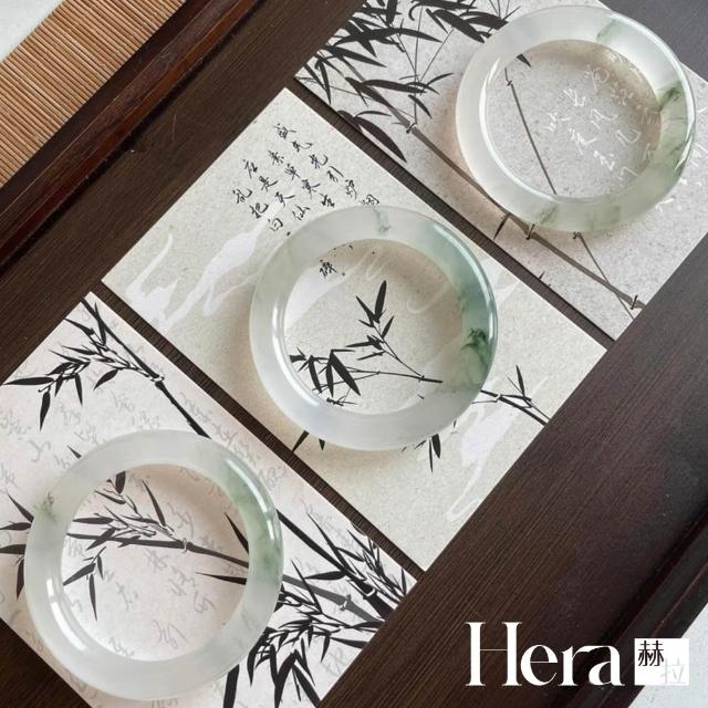 【HERA 赫拉】天然新疆天山翠金絲玉手環手鐲 H115061506(天然 天山翠 金絲玉 手環 手鐲)
