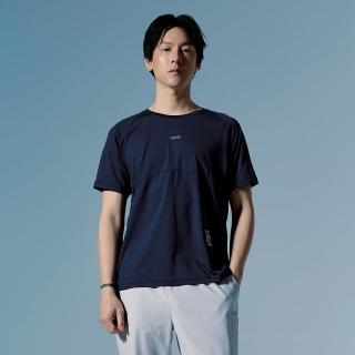 【ADISI】男輕量散熱速乾智能抑菌訓練T AL2611105 宇宙藍 M-2XL｜抗UV 吸濕排汗 消臭 彈性 排汗衣 運動上衣
