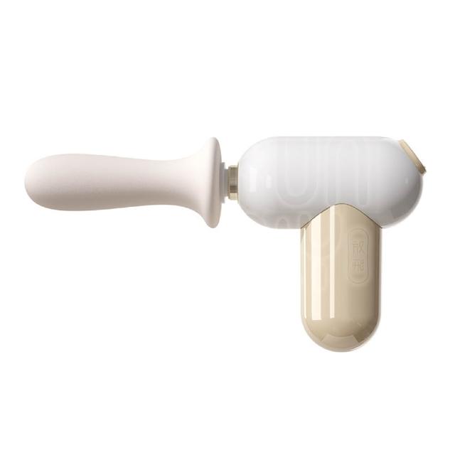 【FUNFLY 放飛】MINI 筋膜槍炮機 自動炮機 送頭套組 伸縮按摩棒 砲機 炮機 高潮 自慰棒 女用 電動按摩棒