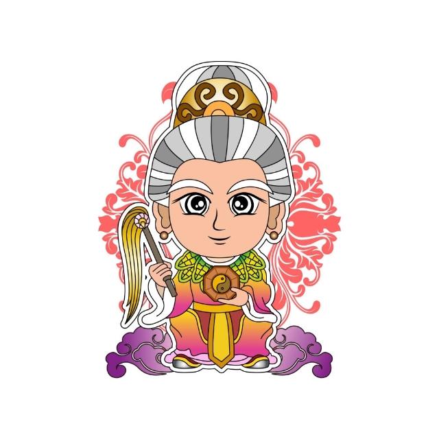 【老食說】神尊發財四寶組 平安發財米 彩繪神尊煎餅 彩繪開運籤詩牛奶棒 元寶關廟麵