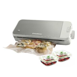 【FoodSaver】(福利品)真空保鮮機VS2150+真空密鮮盒2入組(小-0.7L)(真空機/包裝機/封口機)