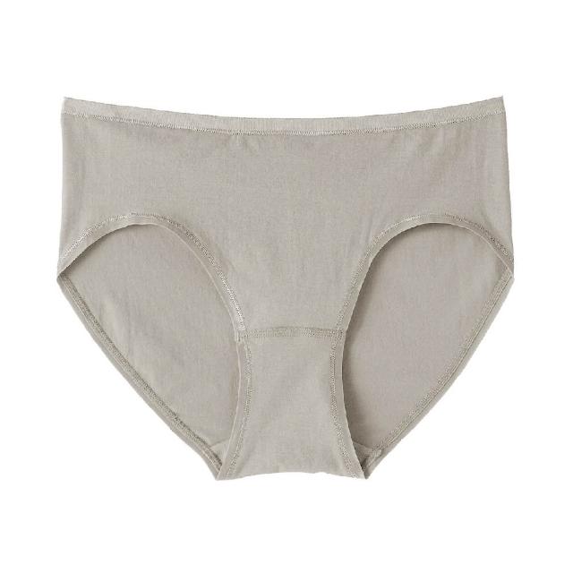 【MUJI 無印良品】女彈性中腰內褲(灰白/深灰/黑色/淺粉/黃橘/淺綠/摩卡棕)