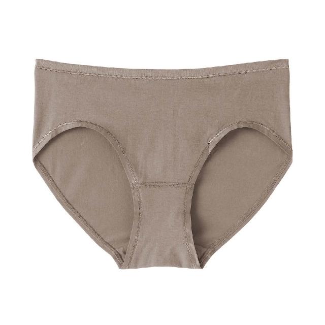 【MUJI 無印良品】女彈性中腰內褲(灰白/深灰/黑色/淺粉/黃橘/淺綠/摩卡棕)