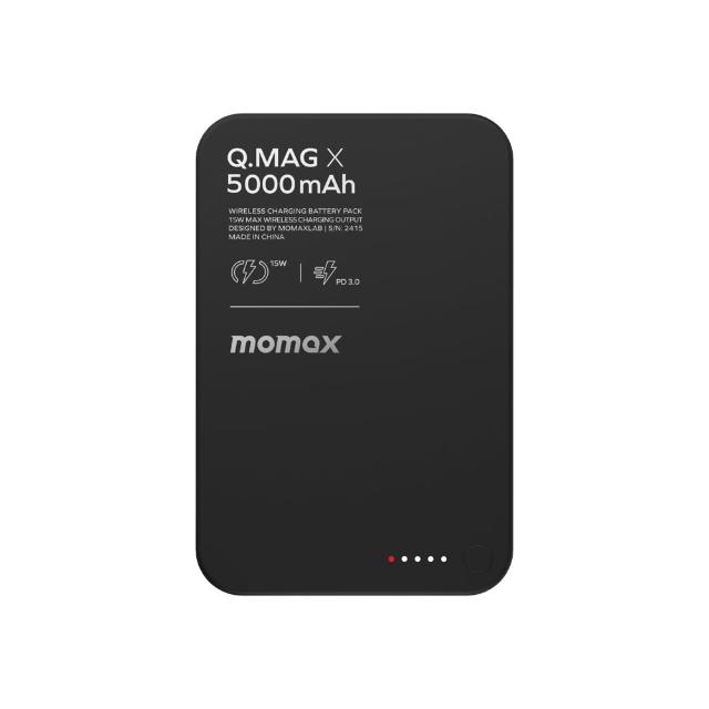 【Momax】Q.Mag X 5000mAh 超薄磁吸行動電源 中秋送禮