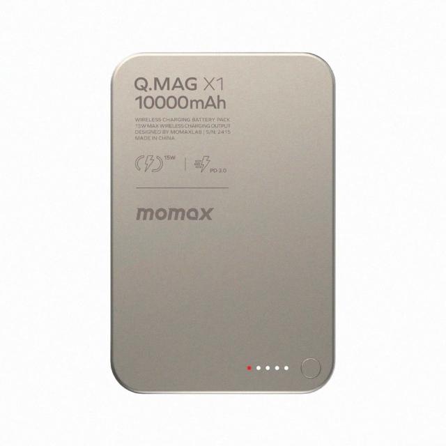【Momax】Q.Mag X1 10000mAh 超薄磁吸行動電源 中秋送禮