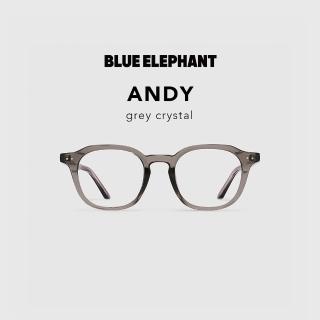 【BLUE ELEPHANT】ANDY grey crystal MAIN一般款式 抗藍光眼鏡 鏡框 附盒 官方旗艦店