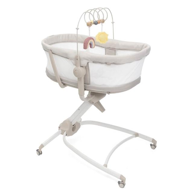 【Chicco】蒔光系列-Baby Hug 4合1餐椅嬰兒安撫床(嬰兒床/安撫椅/高腳椅/餐桌椅)
