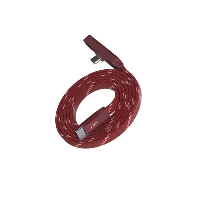 【ADAM 亞果元素】iLinio FS120 USB-C 100W 磁吸支架充電線(一年保固)