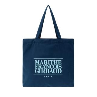 【MARITHE FRANCOIS GIRBAUD】官方旗艦 經典LOGO帆布袋(海軍藍)
