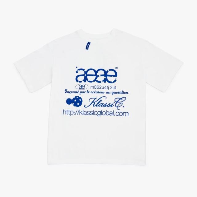 【KlassiC.】aeae 限量聯名TEE 韓星私服標配設計師品牌 aeae 台灣獨賣款 T-shirt