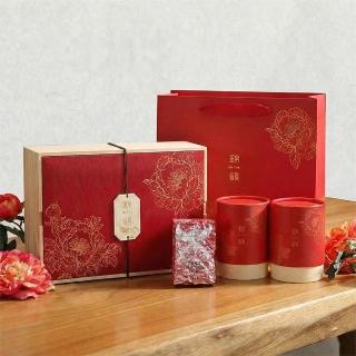 【EiRAKU】錦韻 阿里山烏龍茶典藏禮盒150g四兩x2入 (附專屬提袋 中秋禮盒 送禮 茶葉 高山茶 永樂)