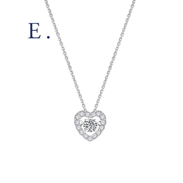 【IS DIAMOND】買一送一 50分 極美D色 滿鑽鑽石項鍊/手鍊/耳環 任選 馬蹄 十字(培育鑽石) 送天然珍珠手鍊