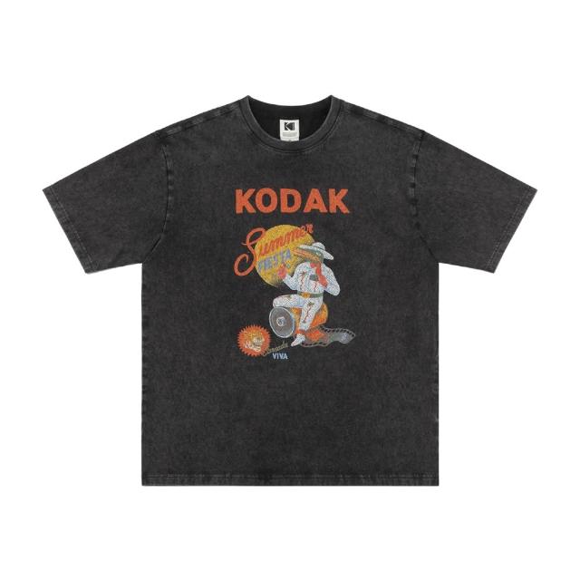 【KODAK Apparel】柯達 男女同款 短袖T恤 KODAK X Alan Berry Rhys 雪花水洗 共4色 / KB602033
