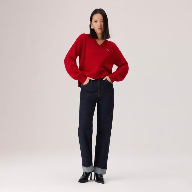 【LEVIS】女生牛仔褲 直筒褲 寬褲 錐形褲 女生褲子 提臀 多款任選 熱賣單品