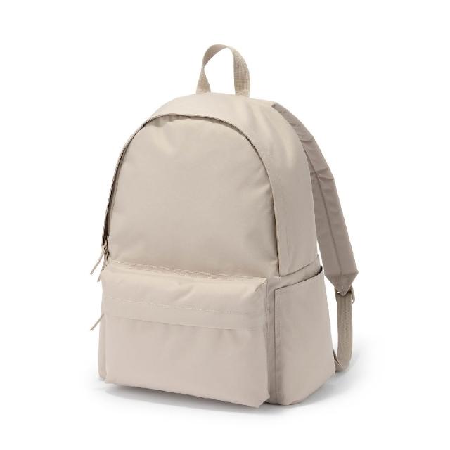 【MUJI 無印良品】可減輕肩膀負擔撥水加工後背包(灰色/黑色/淺米/摩卡棕)
