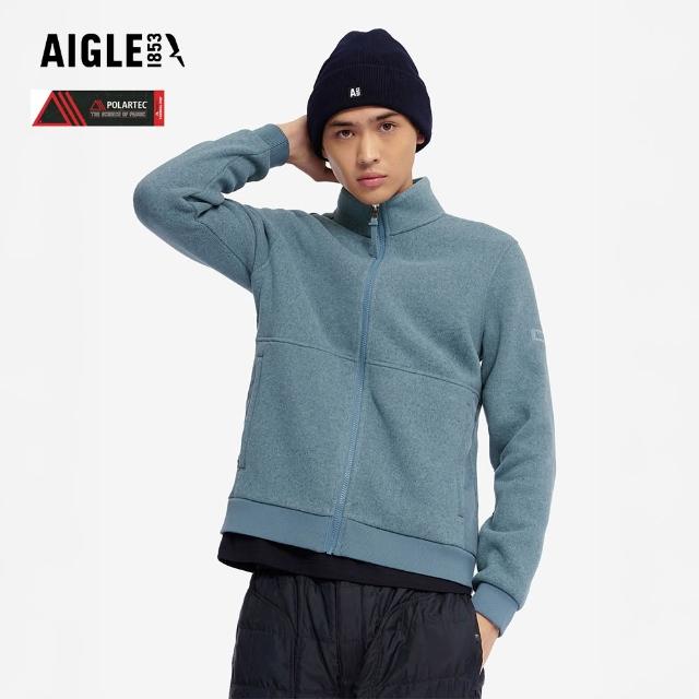 【AIGLE】男 POLARTEC 刷毛保暖外套｜AG-4A114(POLARTEC 男外套  保暖外套 刷毛外套 刷毛衣)