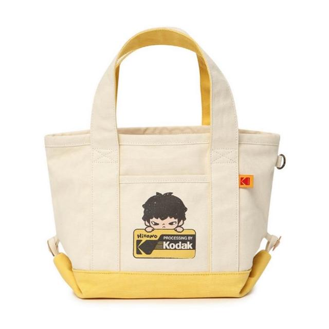 【KODAK Apparel】柯達 男女同款 托特包 / KODAK X Hirono  小野印花 手提袋 / KB624014MUL KB624014YLW