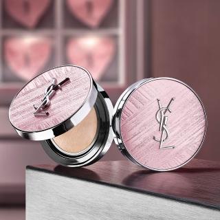 【YSL】官方直營 2026七夕情人節限定 超模光感精華水氣墊SPF50+/PA ++++ 粉光緞影版(氣墊/新品上市)