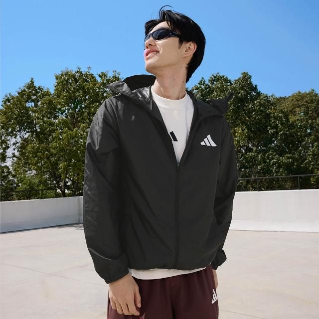 【adidas 愛迪達】防曬連帽外套 運動外套 薄外套 防風外套 男/女 多款任選  (KA9323/KA9289)