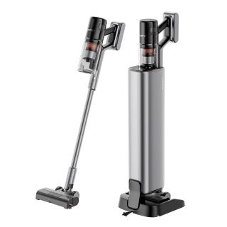 【UWANT】《掃地僧》多功能刷頭吸塵器 V800｜零纏繞掃震地刷x推入式自動集塵x雙刮環濾網自潔