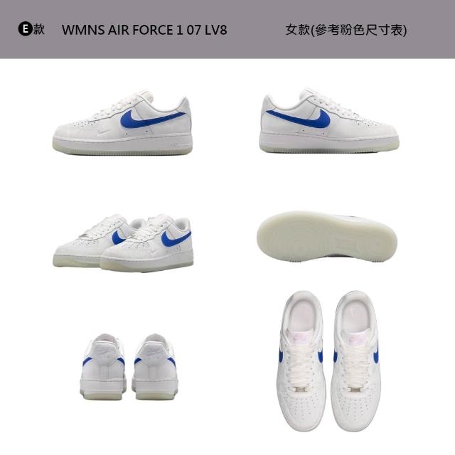 【NIKE 耐吉】運動鞋 休閒鞋 情侶鞋 W AIR FORCE 1 07 女鞋 AF1 麂皮 小花 黑白 多款 (IR8637-100&)
