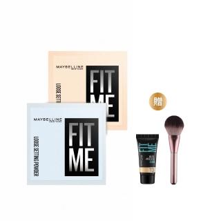 【MAYBELLINE 媚比琳】輕嫩透薄紗蜜粉_2入組  (定妝)