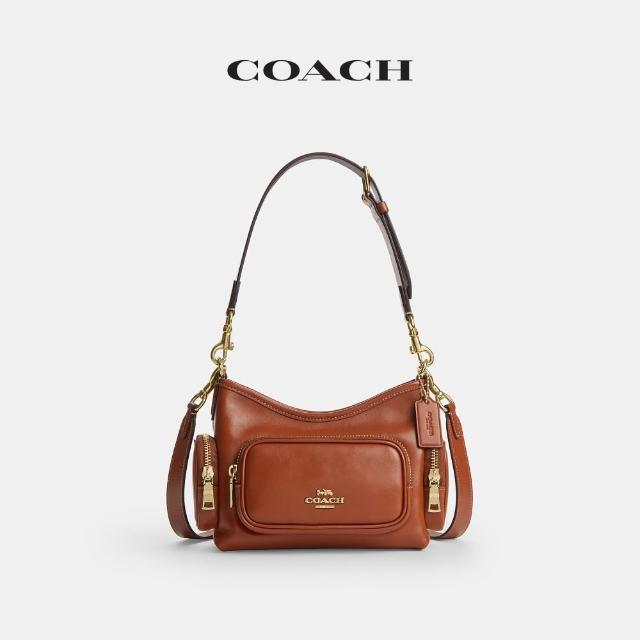 【COACH】蔻馳官方直營 LAUREL 22 口袋細節單肩手袋 單肩包 斜背包-多色任選(CEU27/CEU29)