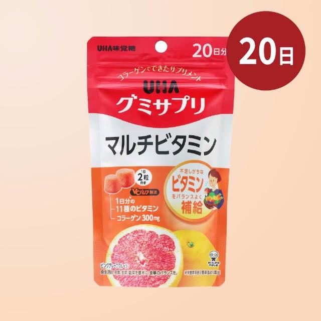 【UHA 味覺糖】鐵 軟糖60日(3包)+日本補給保健軟糖 (維他命C/D/綜合維他命/鋅 任選組)