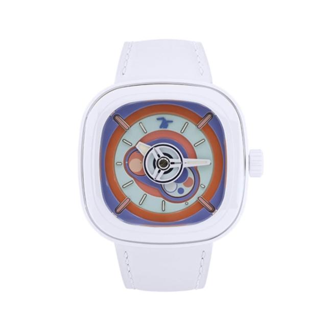 【SEVENFRIDAY】UBBLE GUM 泡泡糖 陶瓷框多彩噴漆錶面機械錶/47mm( P1C/06 )