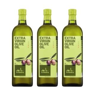 【慕雅利華】艾奇利華特級初榨冷壓橄欖油1000ml X 3瓶(可生飲/出廠酸價0.32%/效期2026-290505)