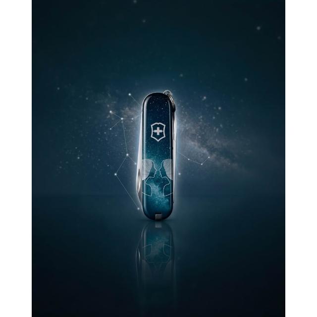 【VICTORINOX 瑞士維氏】瑞士刀 Classic SD 星座 58mm/7用 0.6223 多功能鑰匙圈