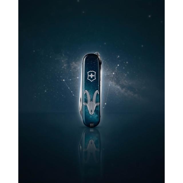 【VICTORINOX 瑞士維氏】瑞士刀 Classic SD 星座 58mm/7用 0.6223 多功能鑰匙圈