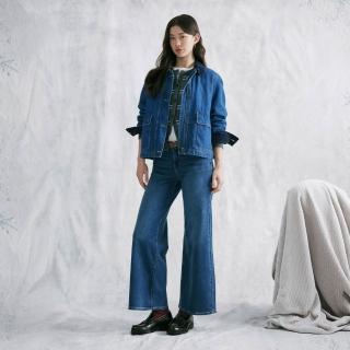 【LEVIS】318™ Shaping Wide Leg中腰寬管牛仔褲 女生牛仔褲 熱賣單品 001PZ-0045