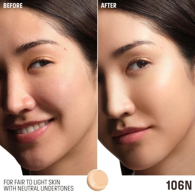 【MAKE UP FOR EVER】HD SKIN 粉無痕原生透光氣墊粉餅(粉盒1入+粉蕊1入+粉撲1入)