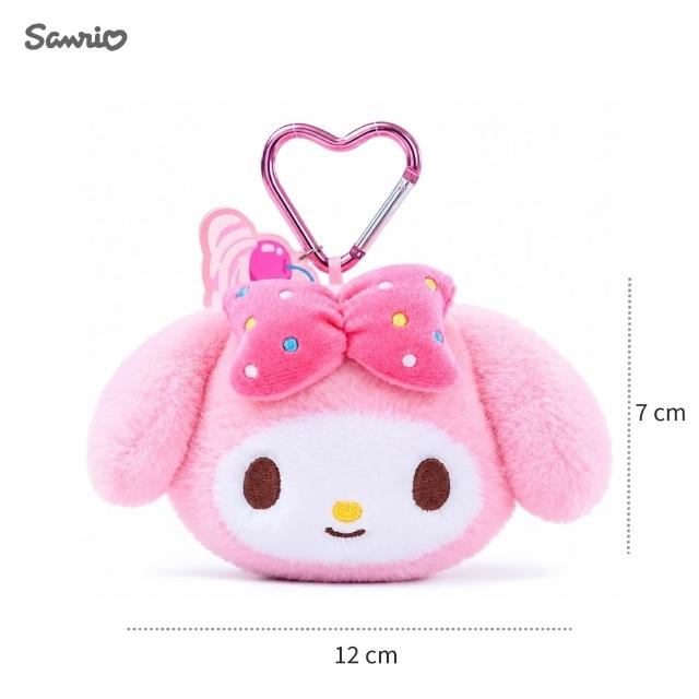 【SANRIO 三麗鷗】正版授權夏日冰淇淋系列美樂蒂大耳狗酷洛米帕恰狗布丁狗玩偶包包吊飾鑰匙