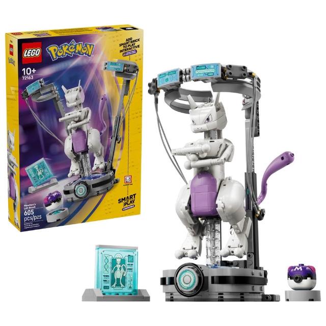 【LEGO 樂高】寶可夢 Smart play 智能磚塊系列 超夢實驗室 皮卡丘訓練樹屋 #72163#72164