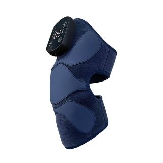 【Mavoly 美樂麗】X8A AI環抱式震動熱敷膝蓋按摩器 (深藍色/灰橙色)