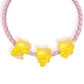 【Just Gold 鎮金店】三麗鷗 Hello Kitty 甜萌寶寶-任選 黃金串珠