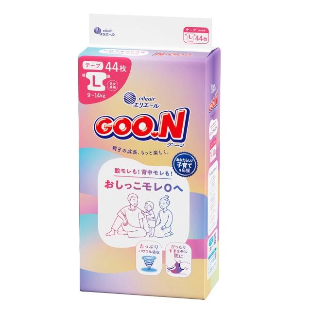 【GOO.N】日本大王New Goo.n日本境內版極緻防漏 黏貼型NB-XL