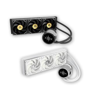 【TCOMAS】鈦鉭 EDGE 360 ARGB  CPU一體式水冷散熱器 黑色/白色 (TDP350W/快拆結構/加厚冷排)