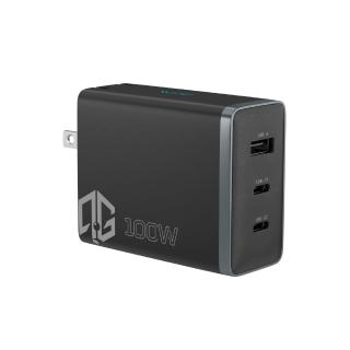 【Acer 宏碁】AGM菁英PD 100W充電器AGCH01100302(Type-C/USB-A/PD/QC 3.0/筆電充電/快充)